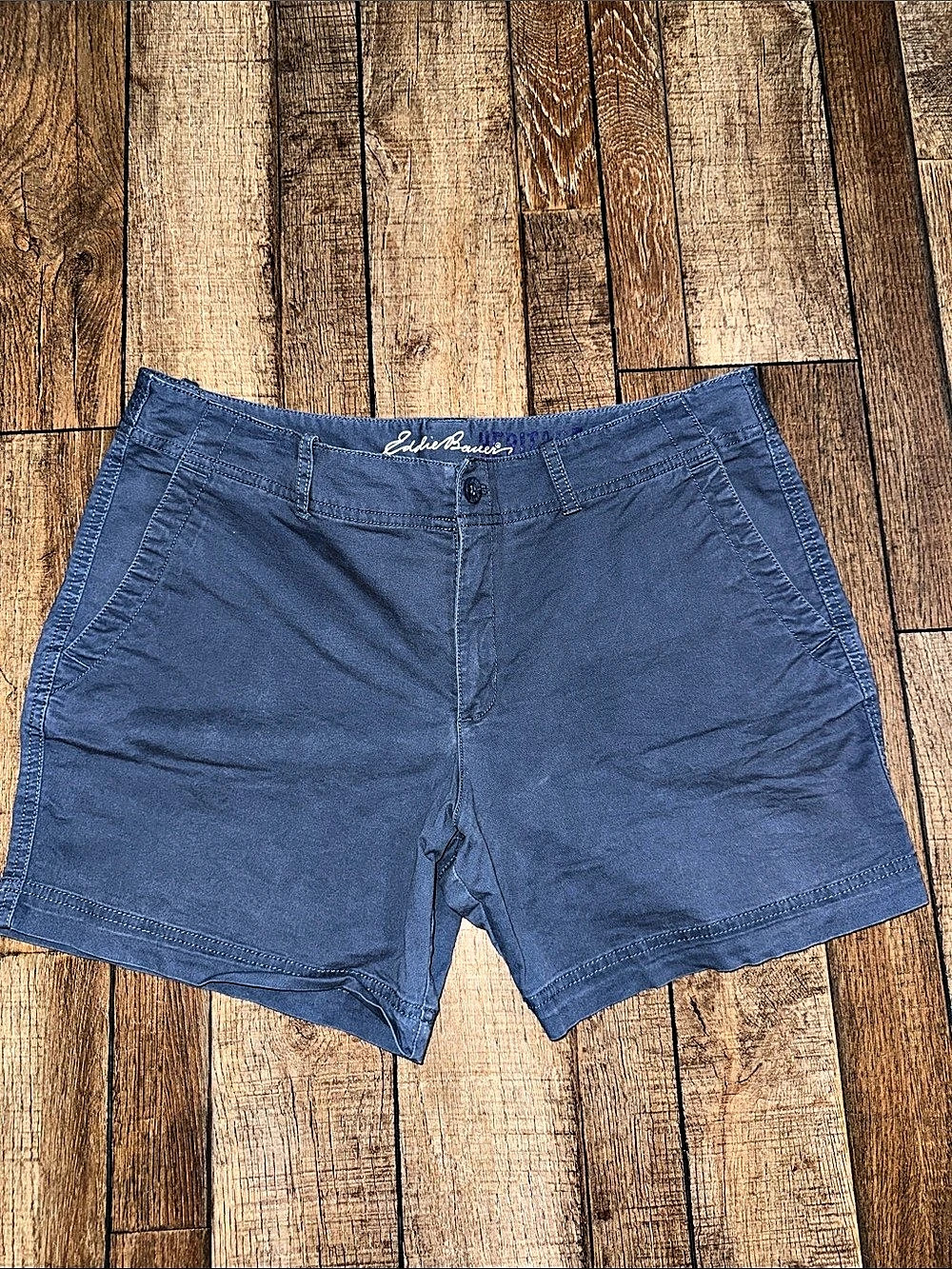 Eddie Bauer Women's Blue Cargo Shorts